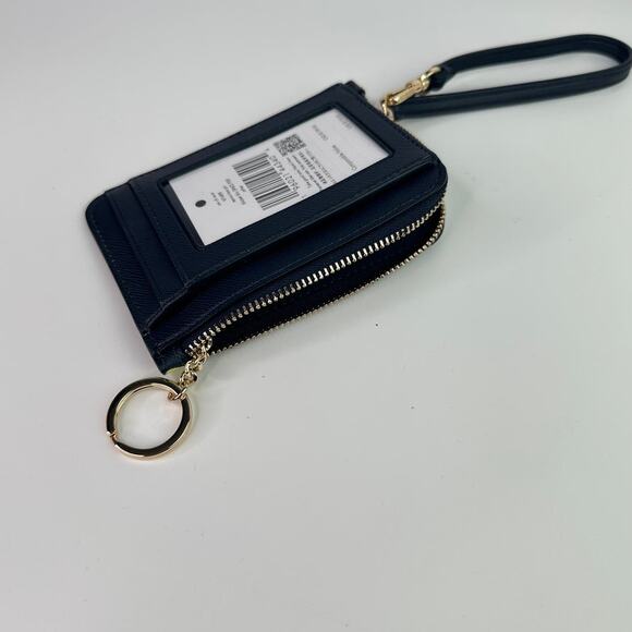 Kate Spade Tennis Printed Small Card Holder Wristlet in Blazer Blue Multi - Picture 7 of 8